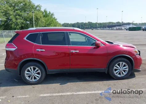 2016 Nissan Rogue Sv z USA, uszkodzony, nr VIN KNMAT2MV3GP711206